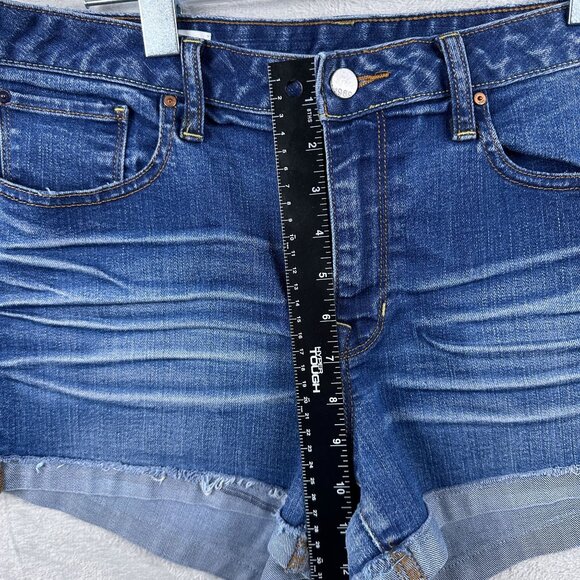 Vintage Gap 1969 Slim Cut Off Maddie Shorts V/305753 Women's Blue Size 31 - Picture 6 of 9